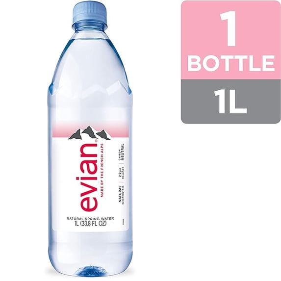 Natural Spring Water, 1 L bottle Pack of 1
