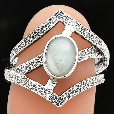 Natural Srilankan Moonstone 925 Sterling Silver Ring s.7 Jewelry R-1471 SDR237998