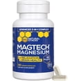 thumbnail image 1 of Natural Stacks MagTech Magnesium Supplement - Chelated Magnesium Complex - 3 Forms of Magnesium: Magtein Magnesium L-Threonate, Glycinate & Taurate - Supports Relaxation & Brain Health, 90 Capsules, 1 of 5