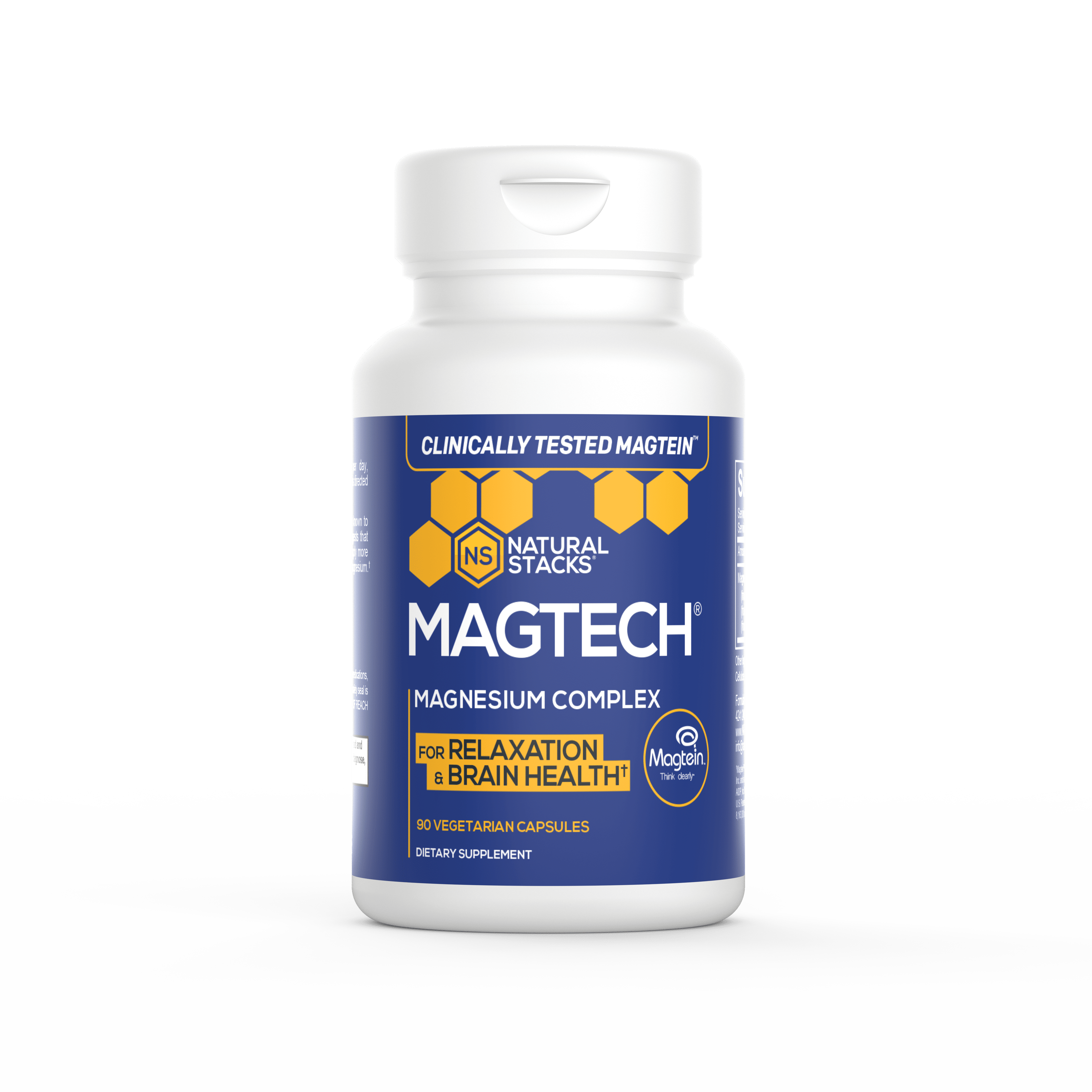 Natural Stacks MagTech Magnesium Supplement Magtein Magnesium L