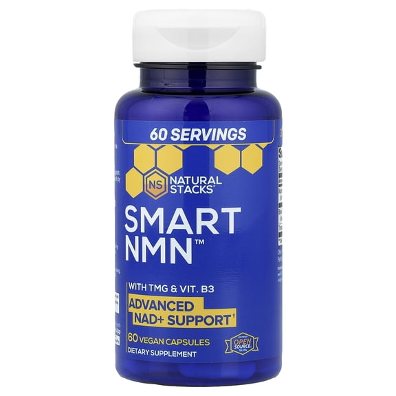 Natural Stacks Smart NMN, 60 Vegan Capsules