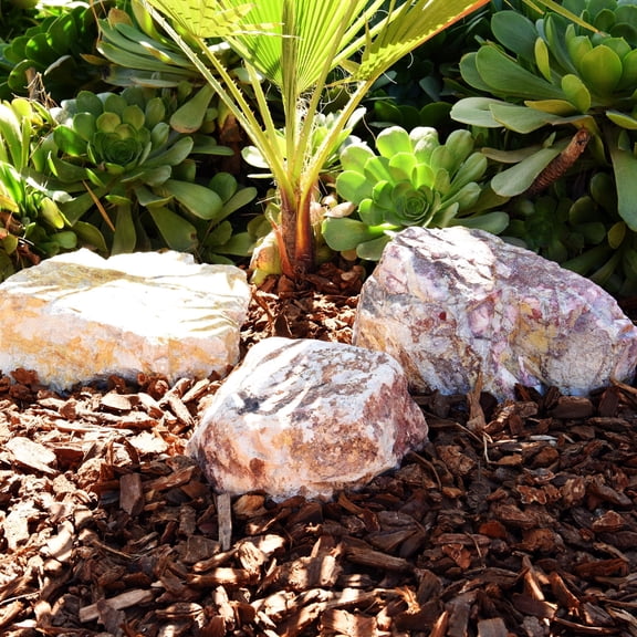 Natural Stone Boulders | 10-pack, 1-1.5 ft | Large Garden Rocks