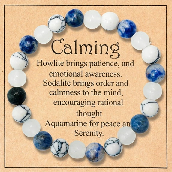 Natural Stone Bracelet for Love Pink Quartz White Stretch Adjustable Healing Jewelry Handmade Spiritual Gift for Women Men Unisex Meditation Zen Beads