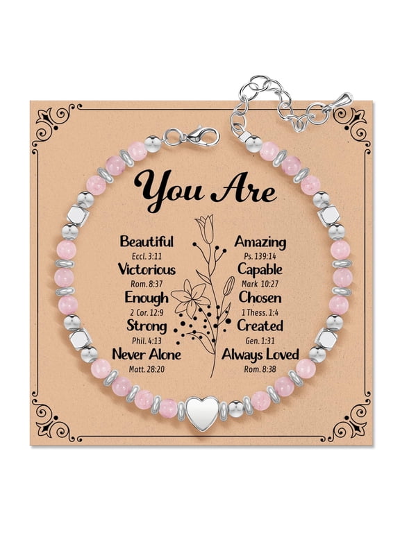 Natural Stone Bracelets for Women -Inspirational Gifts for Women Best Friend Birthday Gifts for Women Friendship Bracelets
