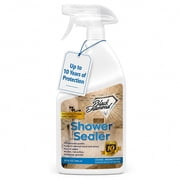 Black Diamond Stoneworks Natural Stone Shower Sealer   Penetrating Water-Based Sealer for Marble, Granite, Travertine, Limestone & Grout   Water & Stain Protection. 1-Quart