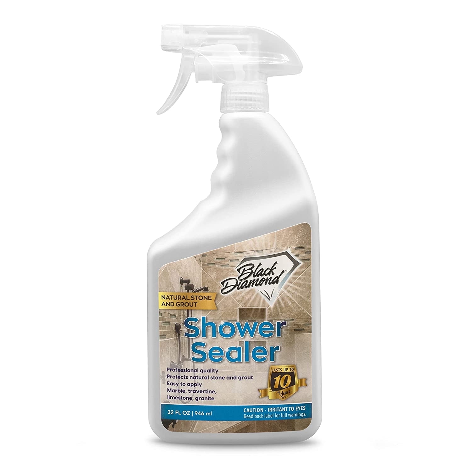 Black Diamond 32 Fl Oz Natural Stone and Grout Shower Sealer