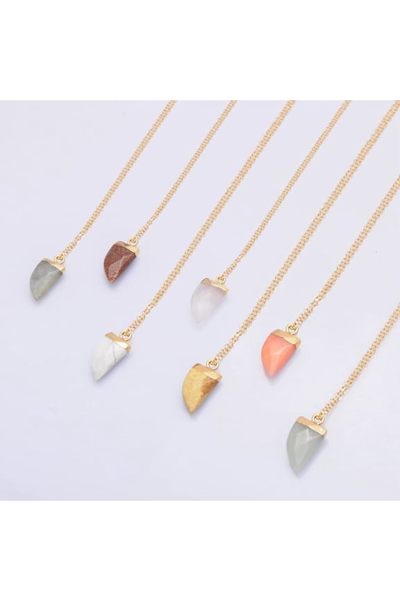 Natural Stone Jade Material Ox Horn Treasure Knife Pendant