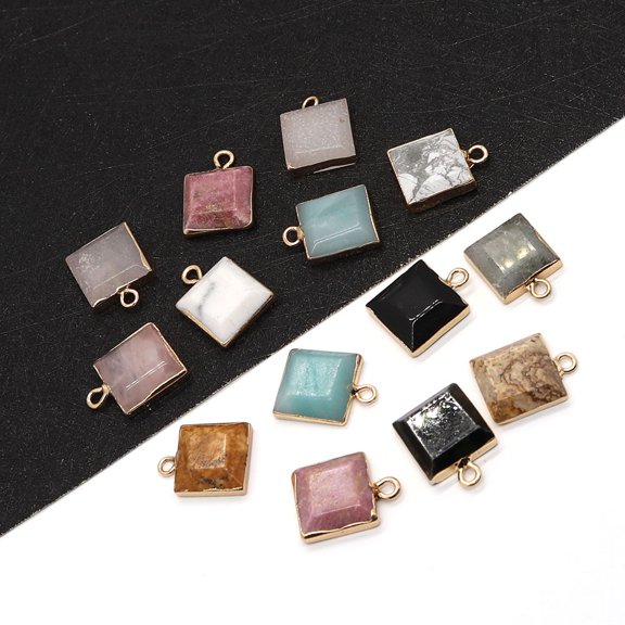 Natural Stone Sparkling Stone Pendant