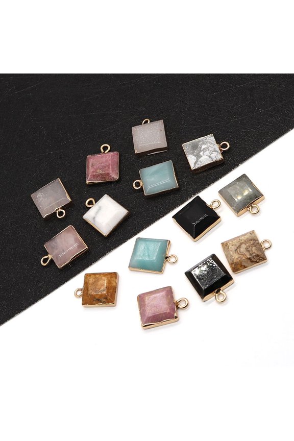 Natural Stone Sparkling Stone Pendant