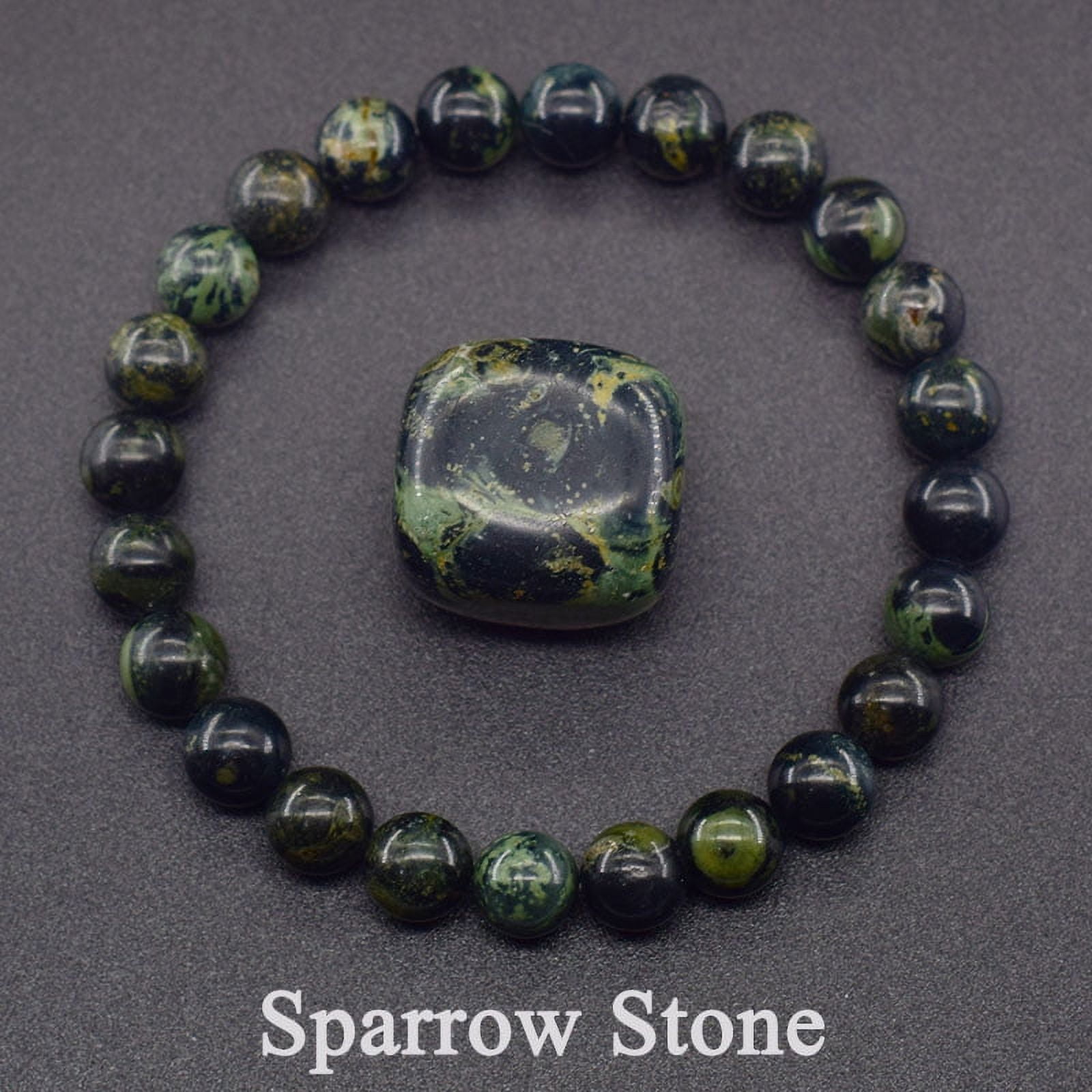 Natural Stone Tea Watermelon Stone Beads Bracelets for Women Men
