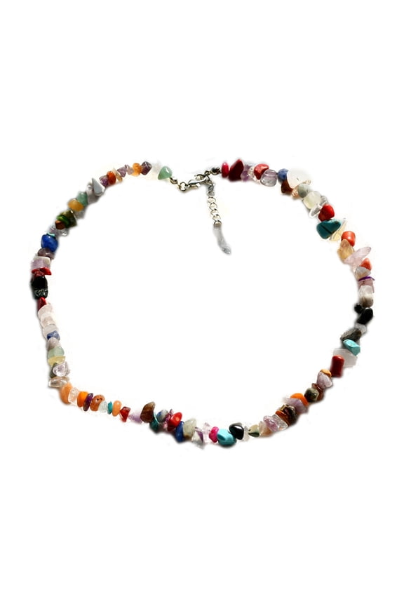 Natural Stones Necklace Gravel Necklaces Women Small Chokers Jewelry Natural Stone for