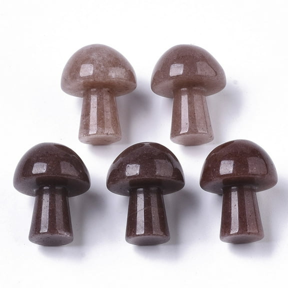 Natural Strawberry Quartz GuaSha Stone Gua Sha Scraping Massage Tool for SPA Relaxing Meditation Massage Undyed Mushroom Shaped 21x16mm