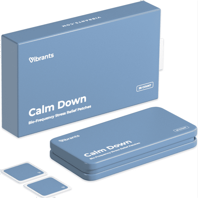 Natural Stress Relief Patch Vibrants BioFrequency Calm Down Patches