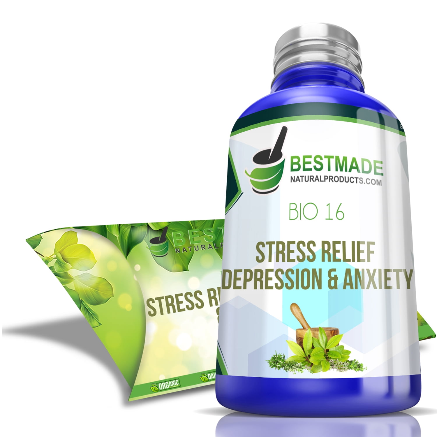 Natural Stress Relief and Anxiety Remedy: Bio16 by Bestmade Natural Products