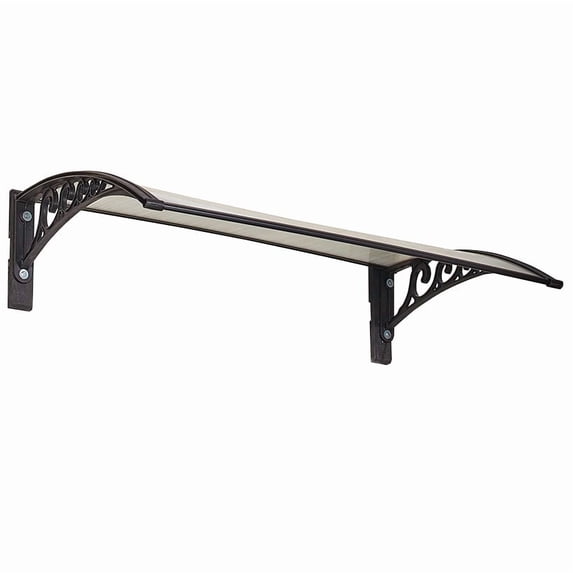 Natural Sunlight Door Canopies - Black