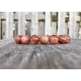 thumbnail image 1 of Natural Sunstone 12mm Round Shape Smooth Cut Beads Stretchable Bracelet for Men & Women., 1 of 2