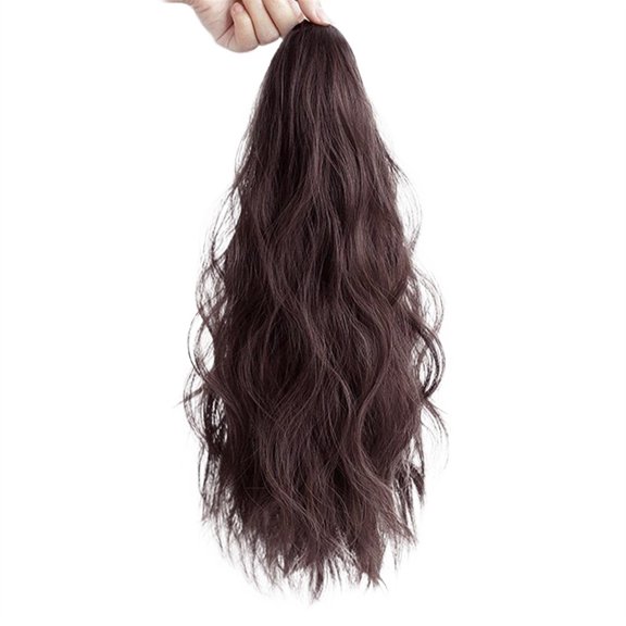 Natural Synthesis Wave Curly Claw Ponytail Wig Ponytail Wig Ponytail Female Small Grab With Water Ripple Ponytail Extension