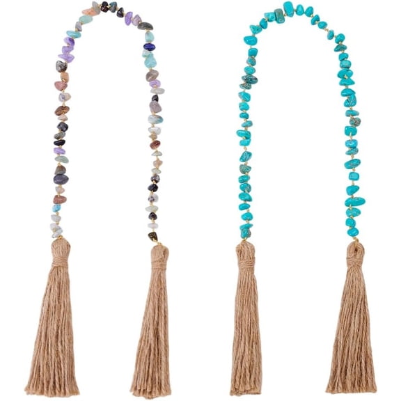 Natural & Synthetic Gemstone Wall Hanging Decorations 600mm