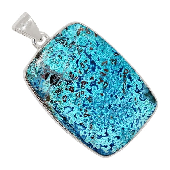 Natural Table Mountain Shadowkite 925 Sterling Silver Pendant Jewelry ALLP-18472