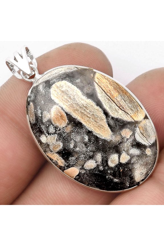Natural Tabu Jasper 925 Sterling Silver Pendant Jewelry P-1001 SDP105653