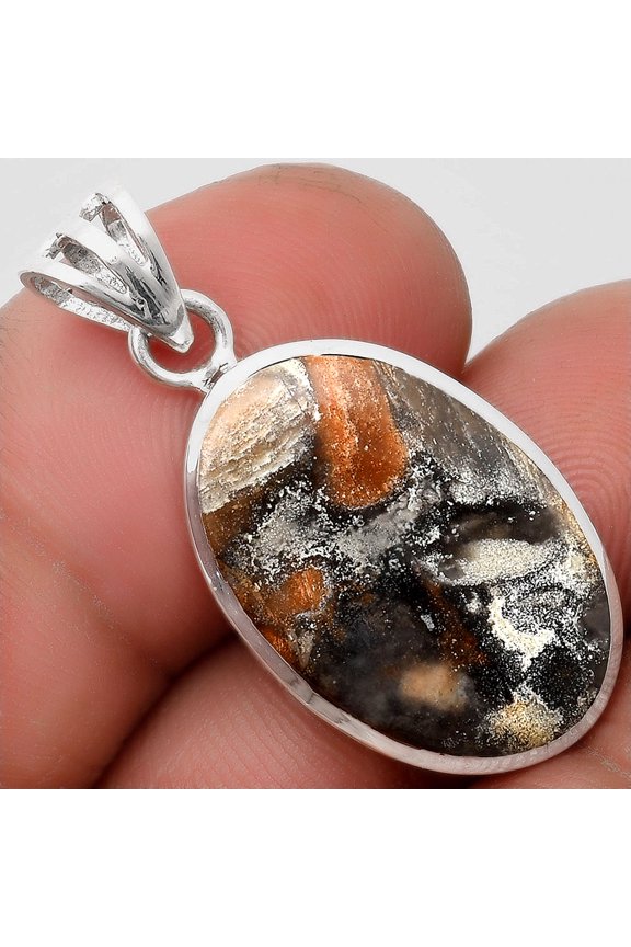 Natural Tabu Jasper 925 Sterling Silver Pendant Jewelry P-1002 SDP108089