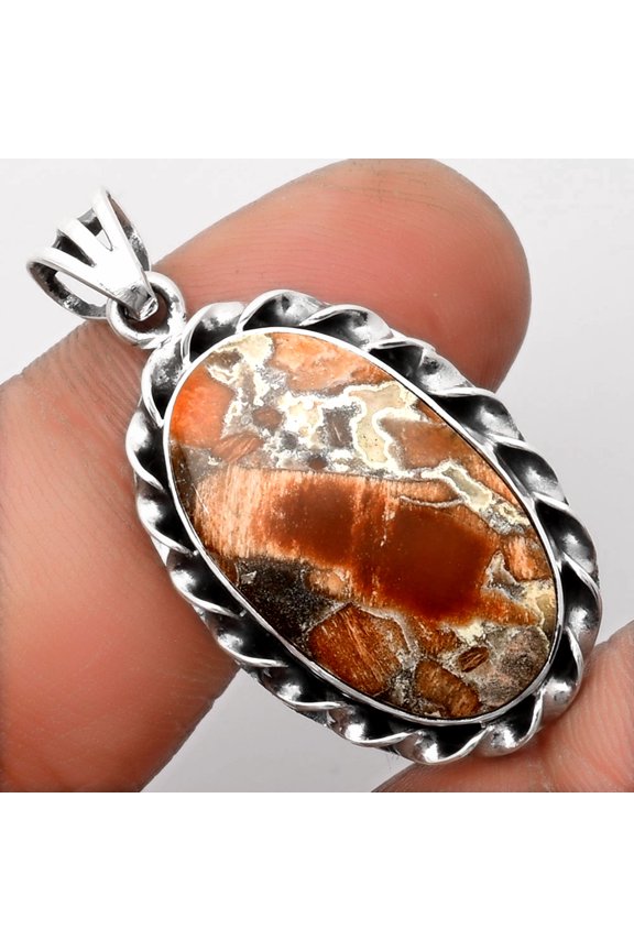 Natural Tabu Jasper 925 Sterling Silver Pendant Jewelry P-1081 SDP108002