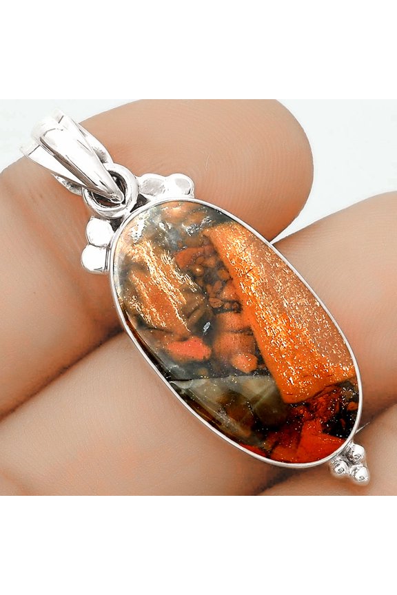 Natural Tabu Jasper 925 Sterling Silver Pendant Jewelry P-1100 SDP123597
