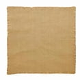 thumbnail image 1 of Natural Tan Farmhouse Thanksgiving Tabletop Kitchen Veranda Burlap Tan Cotton Cotton Burlap Solid Color Square Table Topper, 1 of 2