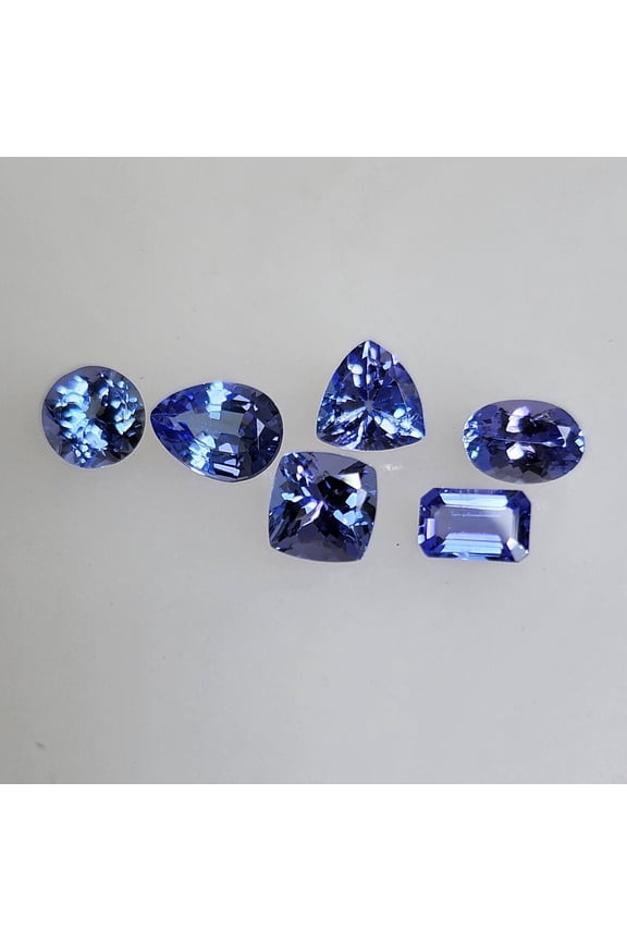 Natural Tanzanite Loose gemstone Assorted Sizes and Shapes