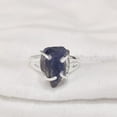 thumbnail image 1 of Natural Tanzanite Ring, Rough Tanzanite Gemstone Ring, December Birthstone, Boho Ring, 925 Sterling Silver, Womens Ring, Christmas, Thanksgiving, Handmade, Statement Jewelry, Rough Gemstone Jewelry, 1 of 4