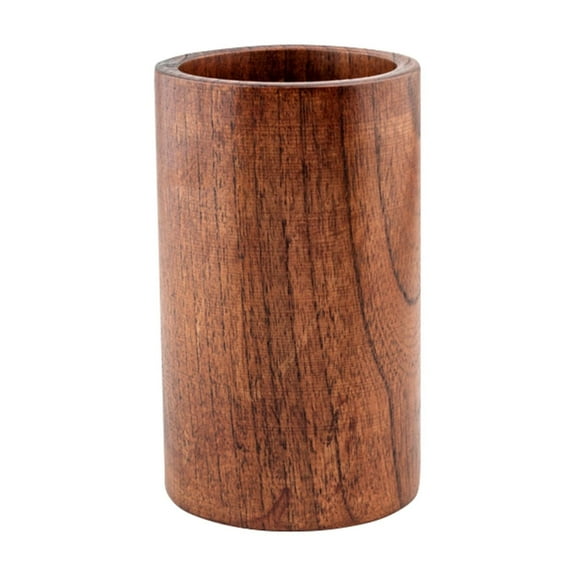 Natural Teak Kitchen Utensils Set - Durable Wooden Cooking Tools, Non-Scratch Heat-Resistant Eco-Friendly Design for Cooking Baking Serving, Comfort Grip Handle 15*8.7cm