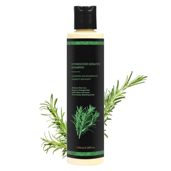 Natural Thickening Strengthening Shampoo With Hydrolyzed Keratin For Sparse Hair 100Ml