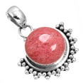 thumbnail image 1 of Natural Thulith Pendant 925 Sterling Silver Handmade Jewelry, 1 of 4