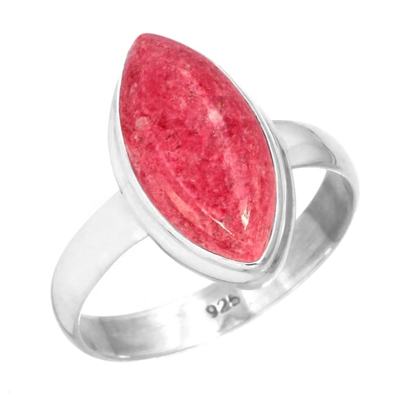 Natural Thulith Ring 925 Sterling Silver Handmade Jewelry