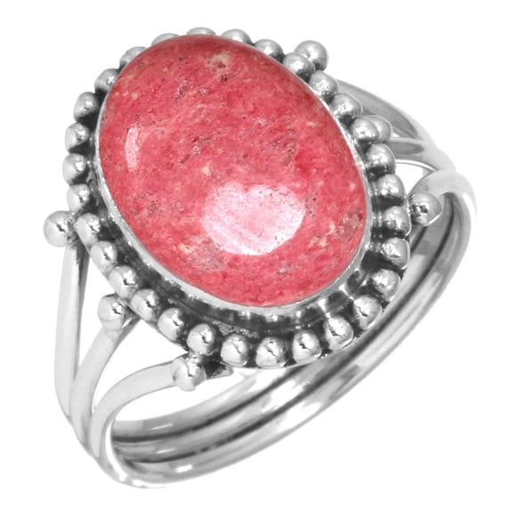Natural Thulith Ring 925 Sterling Silver Handmade Jewelry