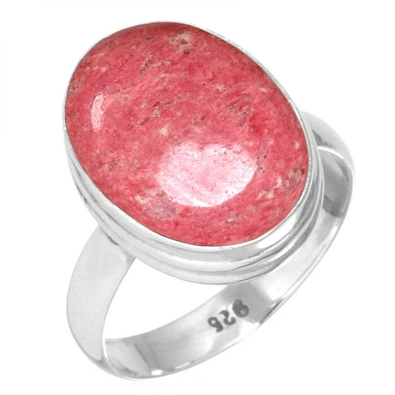 Natural Thulith Ring 925 Sterling Silver Handmade Jewelry