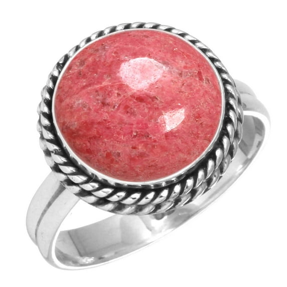 Natural Thulith Ring 925 Sterling Silver Handmade Jewelry