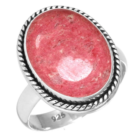 Natural Thulith Women Jewelry 925 Sterling Silver Ring