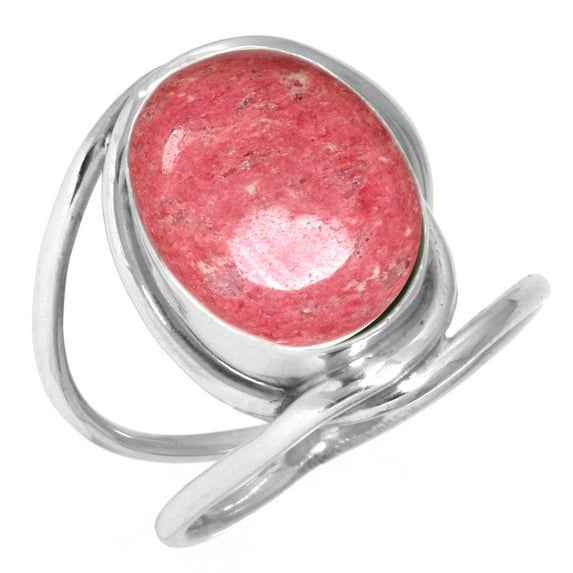 Natural Thulith Women Jewelry 925 Sterling Silver Ring