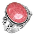 thumbnail image 1 of Natural Thulith Women Jewelry Solid 925 Sterling Silver Ring, 1 of 6