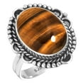 thumbnail image 1 of Natural Tiger Eye Ring 925 Sterling Silver Handmade Jewelry, 1 of 6