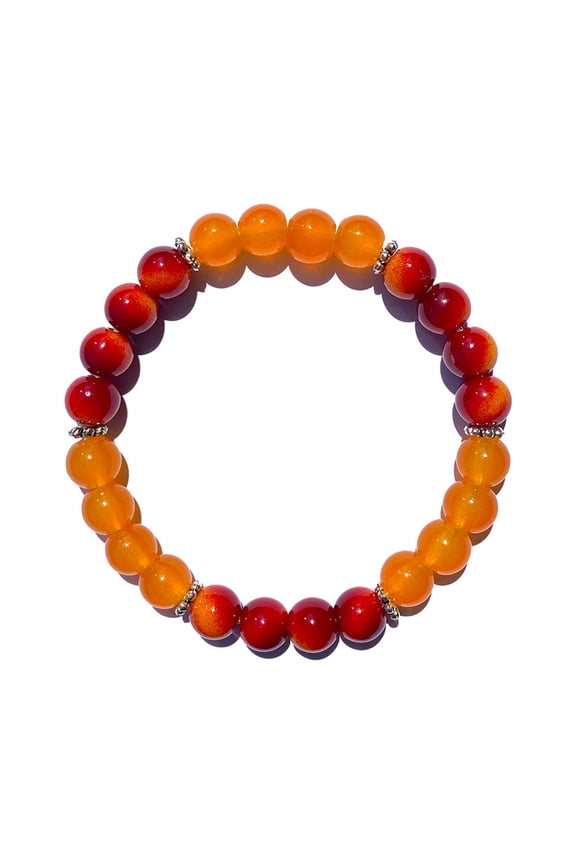 Natural Tiger Eye Stone Bracelet - Anxiety Relief & Good Luck Beaded Jewelry - Chakra Balancing Healing Bracelet for Women & Men - Unisex Spiritual Gift