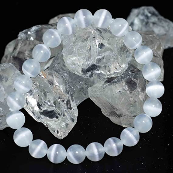 Natural Tigereye Head Turquoise Handmade Beaded Elastic String Bracelet