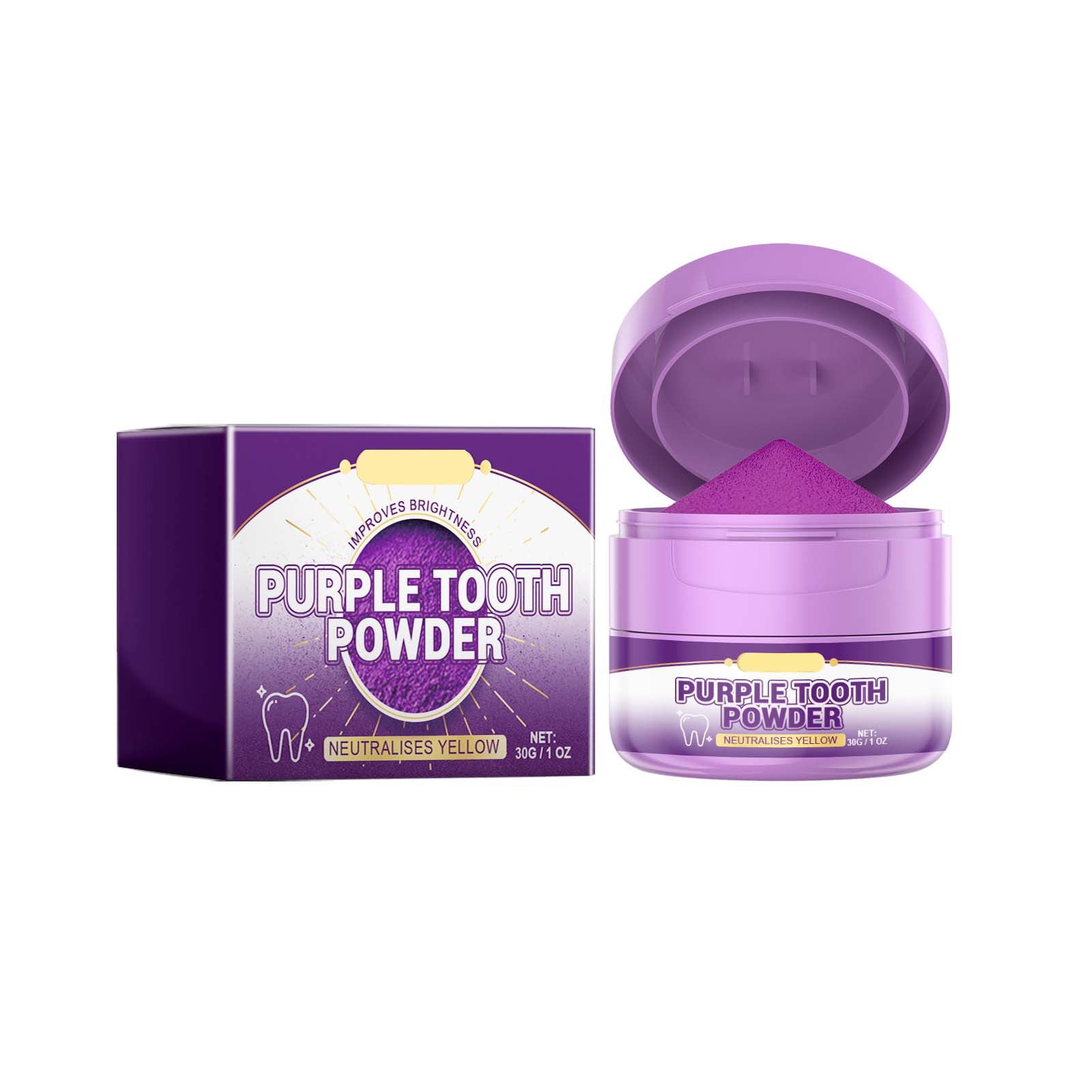 Natural Tooth Powder,Remineralizing Teeth Whitening Powder,Toothpaste ...