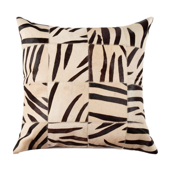Natural Torino Cowhide Pillow 18"x18" 3