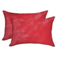 thumbnail image 1 of Torino Cowhide Pillow 2-Piece Firecracker 100% Indian Leather, 1 of 3