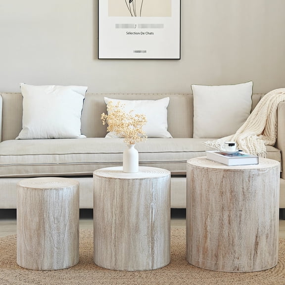 Natural Touch / Dining Room Decoration / 3 Versatile Side Tables