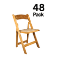 thumbnail image 1 of ToughWood Folding Chair with Cushion by Chivari, 48 Chair Bundle by Chivari, 1 of 5