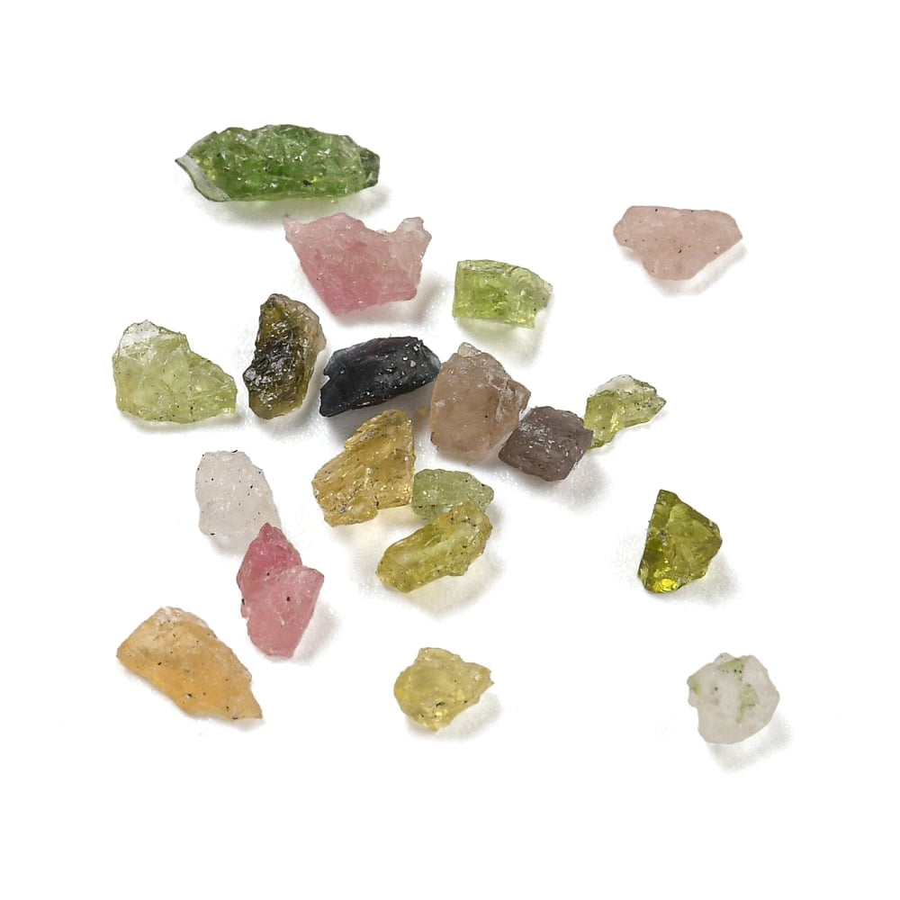 Natural Tourmaline Chip Beads No Hole/Undrilled 1~3mm