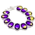 thumbnail image 1 of Natural Tourmaline Gemstone Handmade 925 Sterling Silver Gift Necklace 18", 1 of 2
